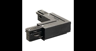 SLV 3-faseL-Connector 1 aarde buiten zwart - 145670