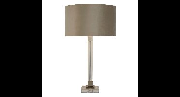 Searchlight Design tafellampScarborough goud met bronzen kap - EU67521TA
