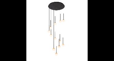 Premium by Lucide Vide hanglampCalina 12 lichts met witte bollen - 24404/84/30