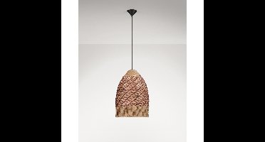 Lyora HanglampMapi Ø 37cm rood met bruin - 9586605