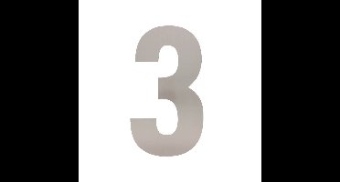 Intersteel Huisnummer 3 XLNumbra 30cm RVS - 0035.402113