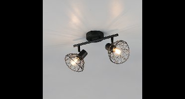 Trio PlafondlampYako dubbel zwart - R86702032