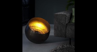 Lyora Industriële floodlightBasket Ø 50cm - zwart nikkel - 7686/31Z