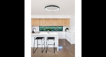 Lyora Design plafonnierePertino Ø 58cm zwart - 9345685