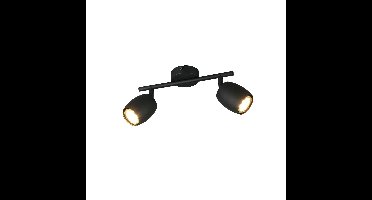Trio PlafondlampNancy 2-lichts zwart - R86262032