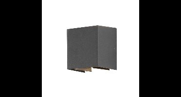 KonstSmide LedspotCremona Up - Down 2x3w - 3000K 13,5cm antraciet - 7959-370