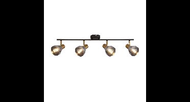 Searchlight PlafondlampWestminster met smoke glas 4-lichts - 23801-4SM