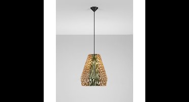 Lyora HanglampDena Ø 39cm bruin met groen - 9586603