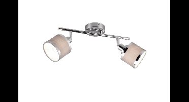 Trio Design opbouwspotArosa nikkel 2-lichts - 812100206
