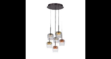 Paul Neuhaus 6-lichts hanglampQ-Kon meerdere kleuren - 2744-70