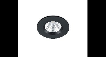 Trio Badkamer inbouwspotZagros met led rond zwart - 650710132