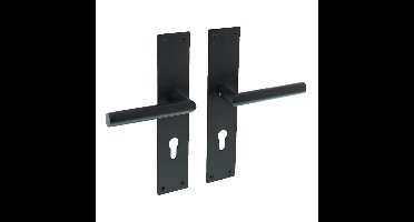 Intersteel Strakke deurklinkJura cilindergat 72mm zwart - 0023.058336