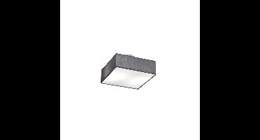 Trio Grijze vierkante plafondlampEmbassy 30cm grijs - 603800287