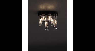 Lyora Design plafondlampGustave zwart 6-lichts - 9028854