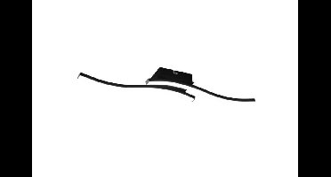 Trio Led plafondlampRoute 2-lichts zwart 4000K - R62472432