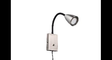 Trio Flexibele leeslampWanda RVS - 202670107