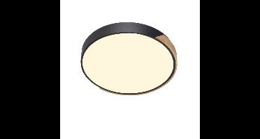 Paul Neuhaus Ronde plafondlampQ-Bila zwart - 6071-18