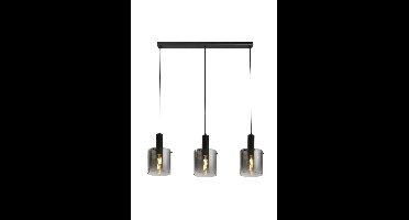 Searchlight Zwarte hanglampSweden 3-lichts recht - 88912-3BK