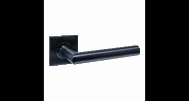 Intersteel DeurklinkQ 04 op vierkant rozet zwart - 1323.103402