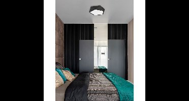 Lyora Design plafondlampDarius zwart - 8186202