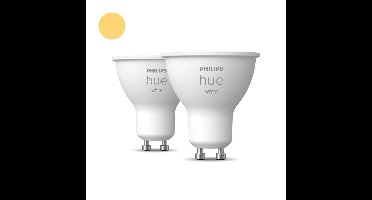 Philips Hue - GU10 - 5W - White set van 2 - 929003666902