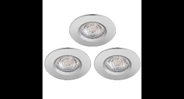 Philips Led inbouwspotsDive (3x) 3x5w - 2700K - 8,5cm chroom - 78965700