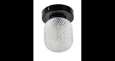 ETH Unieke plafondlampKristel 1-lichts zwart - 05-PL2191-30