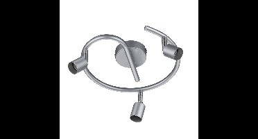 Trio PlafondspotsParis GU10 3-lichts titaangrijs - R80913987