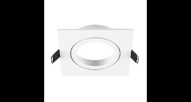 SLV InbouwringNew Tria 95 vierkant wit - zonder fitting - 1007448
