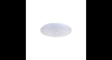 Searchlight PlafonniereAura chroom en wit - 97010-39WH