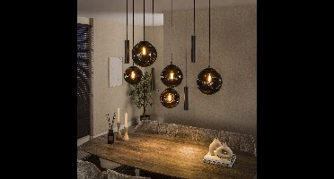 Lyora Eettafel hanglampStellar 5x E27 + 4x GU10 - 7464/90