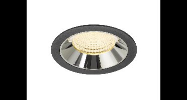 SLV InbouwspotNuminos XL zwart/chroom 3000K - 55gr - 1009944