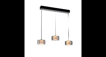 Paul Neuhaus 3-lichts hanglampRika zwart - 2113-18