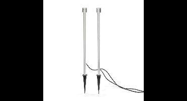 KonstSmide TuinspotMonza Uplight 77,5cm metaalgrijs - 7964-000