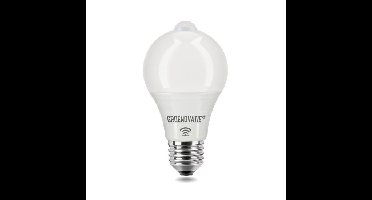 E27 LED Lamp 5W Warm Wit, PIR Bewegingssensor