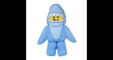 Pluszowy człowiek w stroju rekina