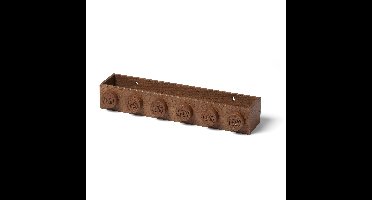 Scaffale di legno di quercia scuro