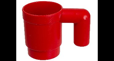 Taza gigante de color rojo