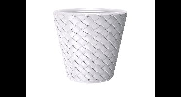 Prosperplast Gevlochten plantenbak "Matuba" (Wit)