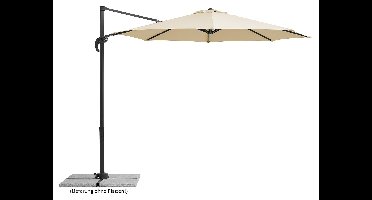 Schneider Zweefparasol Rhodos Junior 300 cm (Naturel)