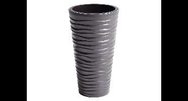 Prosperplast Bloempot (35 x 35 x 62 cm, Grijs)