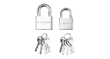 PARKSIDE Hangslot of kabel voor hangslot (Hangsloten 2-delig)