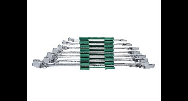 PARKSIDE Ring- of steeksleutelset (Ringsteeksleutelset, 7-delig.)