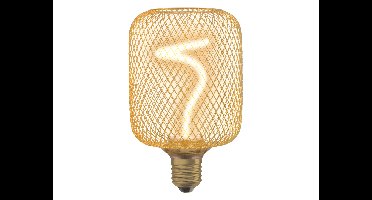 OSRAM Filamentlamp met metalen behuizing (goud/hoekig)