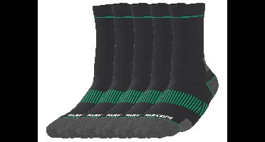 PARKSIDE 5 Paar werksokken (Zwart, 43-46)