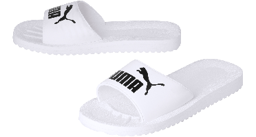 Puma Dames badslippers Purecat (Wit, 39)