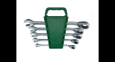 PARKSIDE Steek- en ratelringsleutelset (Gebogen 5-delig)