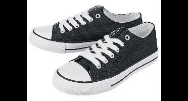 Dames-/herensneakers (Zwart, 42)