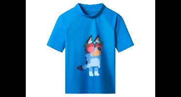 Kinder UV-zwemshirt UV50+ (Blauw, 110/116)