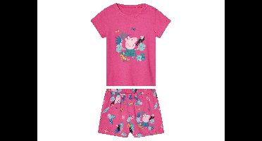 Korte kinder pyjama Peppa Pig (Roze, 86/92)